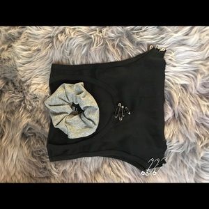 BUNDLE! super short pin tank with scrunchie!
